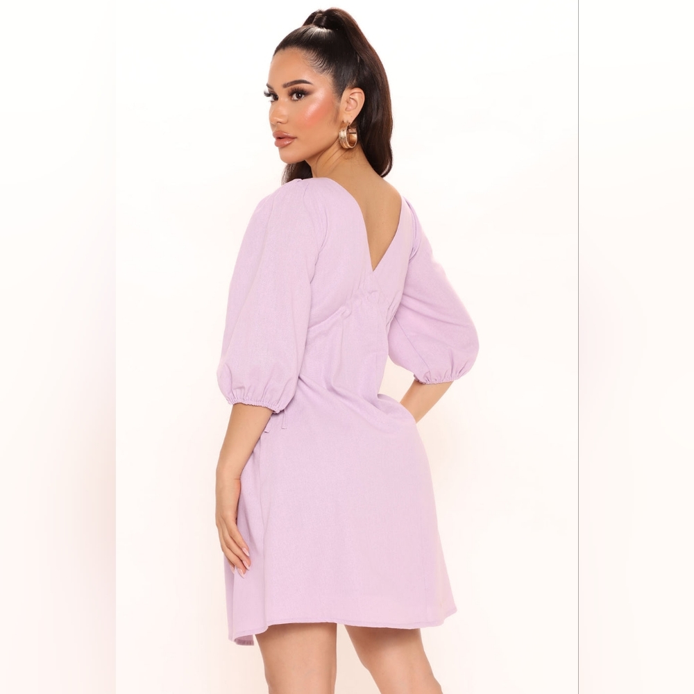 πππMINI DRESS- LAVENDER XS - Picture 8 of 8